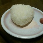 独酌　三四郎 - 子供用の「素おにぎり」。特別に作ってもらっちゃいました。