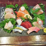 酒肴商店 アジト - 若者用刺身盛り