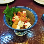 酒肴商店 アジト - いぶりがっことクリームチーズ