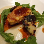 代官山ASO チェレステ - 岩中豚ロース肉のピカタ　フレッシュポルチーニ茸のソテー　和梨のピュレを添えて