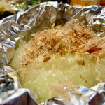 みたかや酒場 - 新玉ねぎホイル焼き