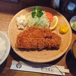 とんかつ かつせい - 特ロース、ご飯、なめこ汁