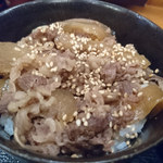 カレーうどん 富貴堂 - ミニ牛丼