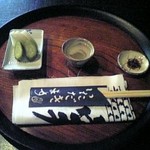 Hanase Soba Kachikuan - 前菜