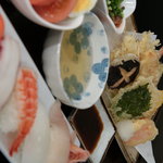 あなたの街の定食屋さん 清武店 - 寿司定食：850円＋ミニうどん：100円