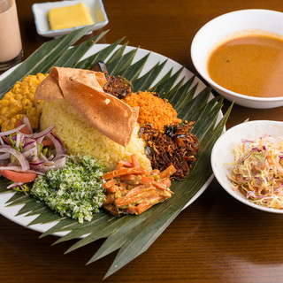 "Special Vegetable Plate" where you can enjoy healthy curry