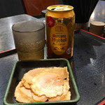 ゆで太郎 - ハイボール320円、おつまみチャーシュー200円