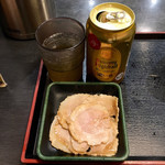 ゆで太郎 - ハイボール320円、おつまみチャーシュー200円