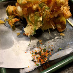 ゆで太郎 - 冬のゆで呑みセット460円、塩と七味で