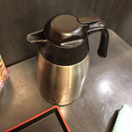 ゆで太郎 - 卓上の蕎麦湯