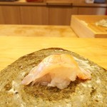 天ぷら たけうち - 長崎の石垣鯛と槍烏賊