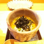 天ぷら たけうち - 白魚が入った茶碗蒸し