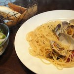 Taverna Pecorino - Aランチ ￥900 あさりの白ワインソース 