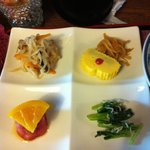 無縫庵 - ランチのプレート拡大