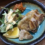 楽や - 黒豚バラ網焼き