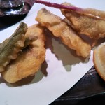 心楽 - あじの梅肉揚げ♪