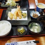 寿司店漁火 - 天ぷら定食