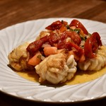 fours - 白子のムニエル〜ドライトマトソース〜@1,180円