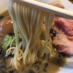 荒町商店中華そば ふじやま - 今日のパッツン細麺