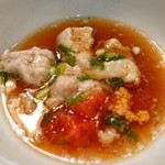 かわなみ鮨 - かわはぎの肝ポン酢