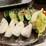 鳥みつ - 浅漬け3種盛り