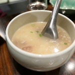 鳥みつ - 近江牛塩煮込みを雑炊に