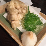 だい人 - 白子の天ぷら