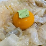 みなと食堂 - 途中からこの卵とぐちゃぐちゃにして食べる♪