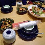 こう太 - はじめに並んだ料理 ＆ 茶碗蒸し