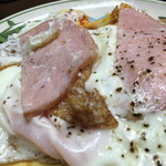 有限会社桝屋酒店   - ハムエッグ２００円