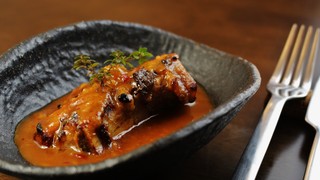 Obanzai Baru Mamma - スペアリブ¥1100味噌仕立てのソースがお肉の美味しさを引き立てます
