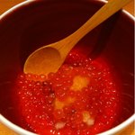 割烹 未能一 - 向付、イクラと大根おろし
      