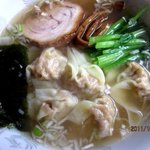 花キッチン - 塩ワンタン麺！(2011,10/29)