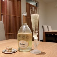 祇園 にし - 泡ボトル： RUINART BLANC DE BLANC