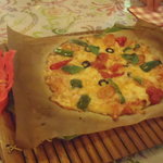 Cａｆｅ ichara - くばやーピザ、飾り付けが可愛いです。