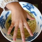 湧駒別食堂 神風井 - 和風塩ラーメン・・・と思ったら子供が。。。