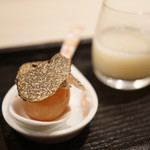 Yakitori Kodama - キンカン(ちょうちん)トリュフ&自家製甘酒