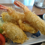 Resutorambiggu - エビ牡蠣フライ①