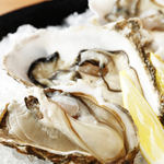 Raw oysters from Hokkaido
