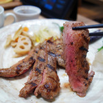 Denver Premium - お肉の焼き加減は、タッチパネルで『ミディアムレア』をリクエスト。