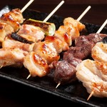 Assortment of 5 yakitori pieces 946 yen