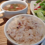 【１回目】チキングリルのサラダ定食　「ご飯」