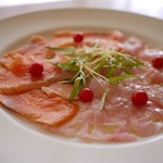 Today's fresh fish carpaccio