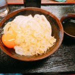 手打十段 うどんバカ一代 - カマタマ 天かすトッピング(天かす、ネギ、生姜無料)