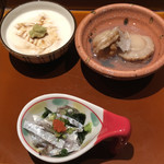 Sushiya No Kampachi - 小鉢3点