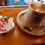 コメダ珈琲店 - カフェオーレ単品のみです。