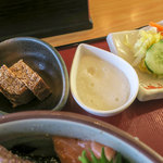 喜八荘 - 山芋が添えてあるのが嬉しすぎる！