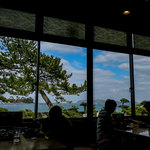 喜八荘 - 座敷席からは絶景が望めます。