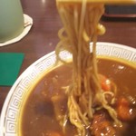 大衆食堂正広 - カレーラーメン（麺）
