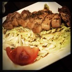 Dining Bar IORI - T-1メニュー、豚のステーキ。
